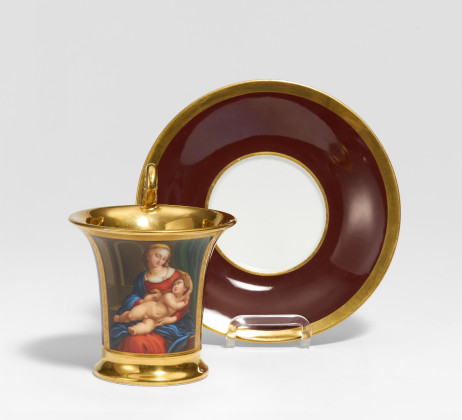 Tasse und UT mit Motiv nach Raffaels "Bridgewater Madonna"