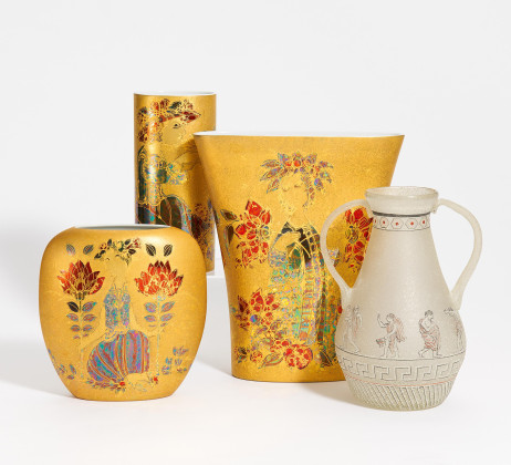 Drei Vasen aus der Serie 'Scheherazade'