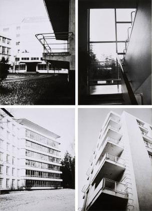 Serie von 4 Fotografien (Aus: Architektur II) [1]