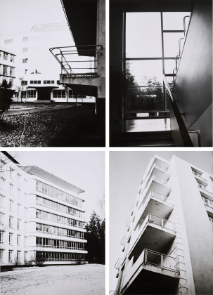 Serie von 4 Fotografien (Aus: Architektur II)