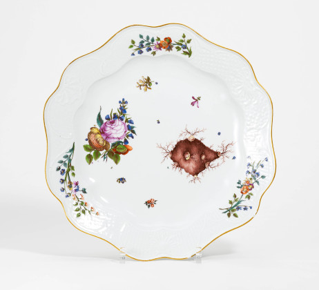 Large porcelain plate from the 