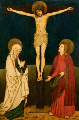 Christ on the Cross with Mary and St. John Evangelist