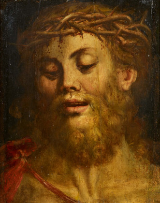 Head of Christ with Thorn Crown