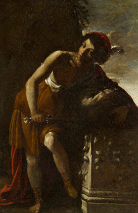 David mit dem Haupt des Goliath