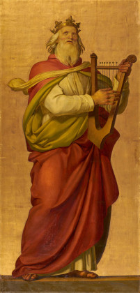 König David mit Harfe