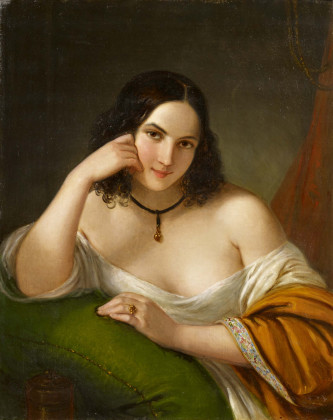 Portrait of a Young Italian woman