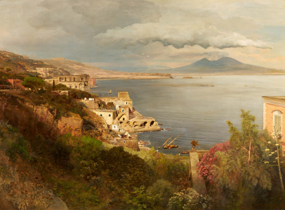 Der Golf von Neapel mit dem Vesuv