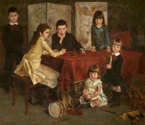 Die Kinder des Offiziers und Dramatikers Edmund Henoumont (1831 - 1910)