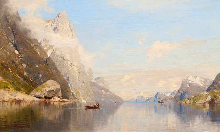 Sonnentag im Fjord