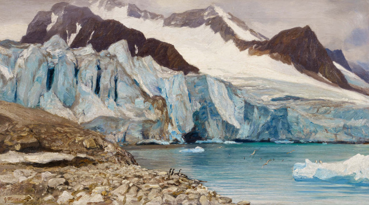 Gletscherlandschaft in der Magdalenenbucht auf Spitzbergen