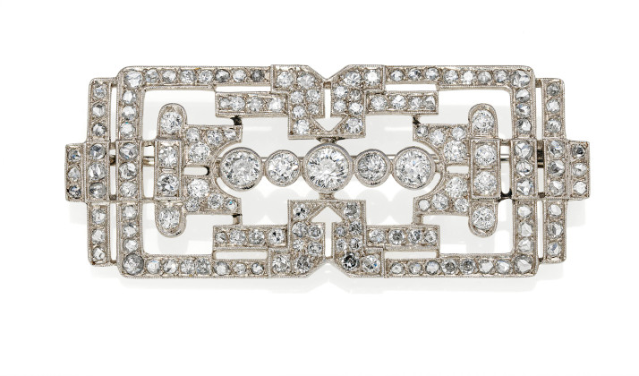 Diamond-Brooch