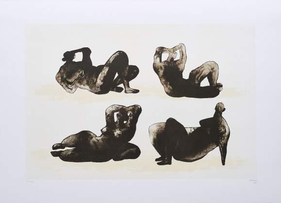 Four reclining Figures (Aus: Hommage à Picasso)