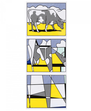 Cow Triptych (Cow Going Abstract)