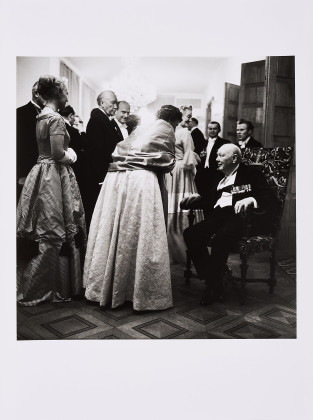Konrad Adenauer empfängt Winston Churchill im Palais Schaumburg, Bonn 1956