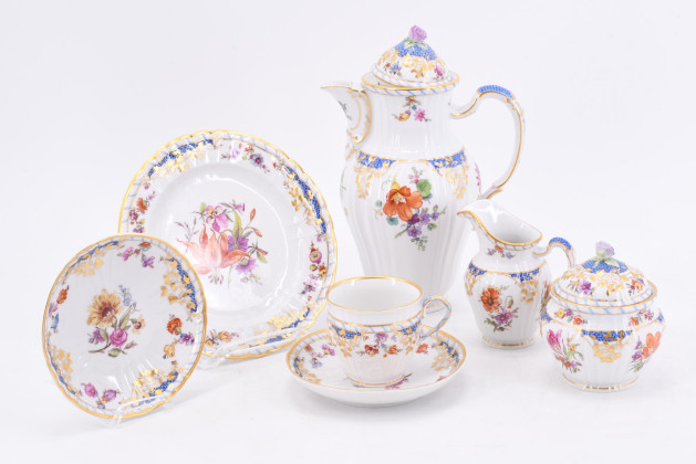 Coffee service 'Breslauer Stadtschloss' for six persons