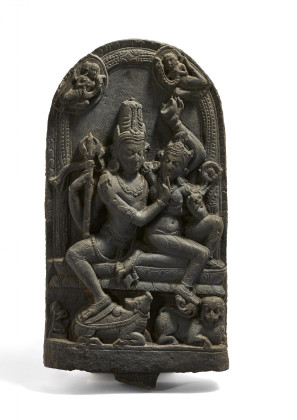 Stele eines Uma Maheshvara