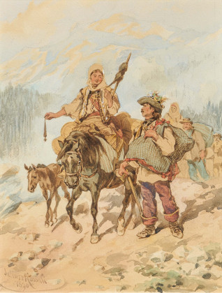 Travellers in the Mountains