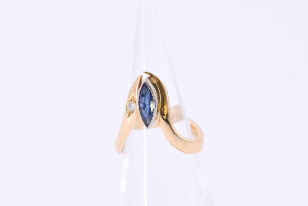 Gemstone Diamond Ring