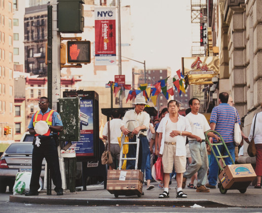 Wait for Walk - Canal St /Bowery St, New York City, 2005