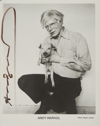 Warhol with Pig