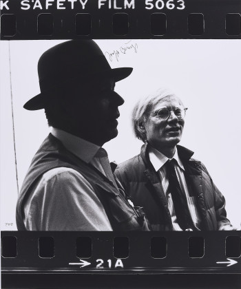 Joseph Beuys und Andy Warhol in New York