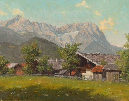 Das Zugspitzmassiv bei Garmisch