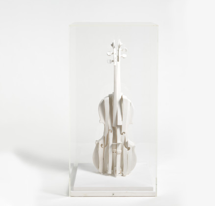 Violon Découpé Blanc