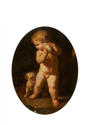 Putto with Puppies