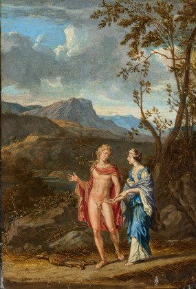 Apollo und die Pythonin (oder eine Sibylle)