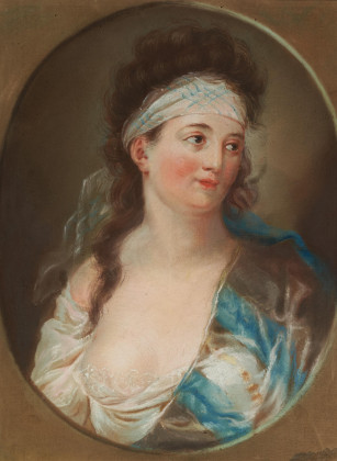 Portrait of a Lady (the Dancer Anna Frederica Heinel?)