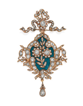 Diamond Brooch