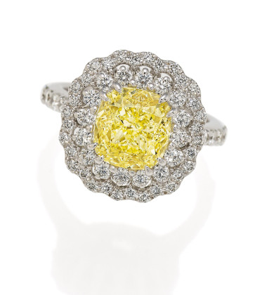 Fancy Yellow Diamant-Ring