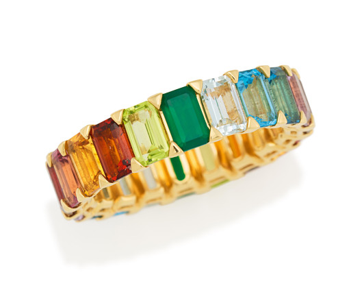 Rainbow Gemstone Ring