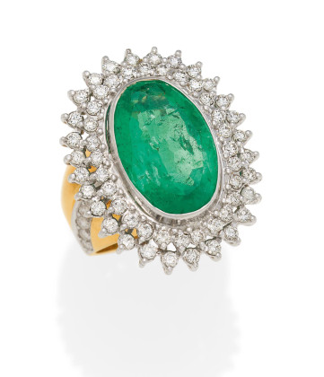 Emerald Diamond Ring