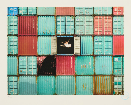 The Ballerina Jumping in Containers, Le Havre, France (LC-S969)