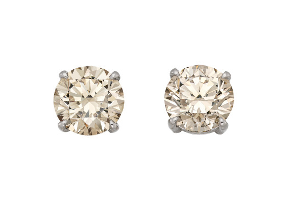 Solitaire-Ear-Studs