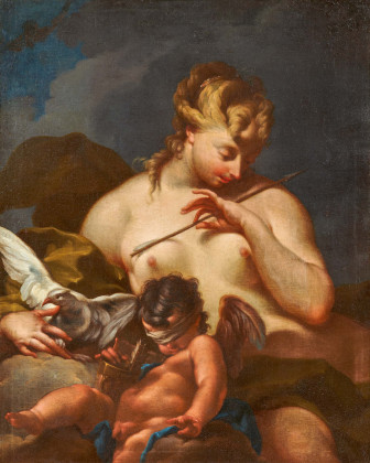 Venus mit dem schlafenden Amor