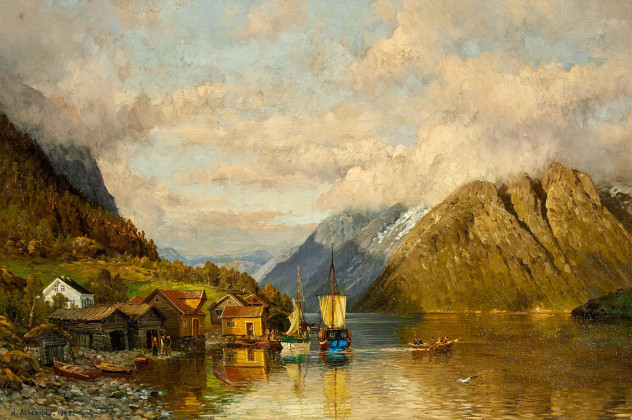 Morgenstimmung im Fjord