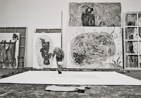 Georg Baselitz im Atelier
