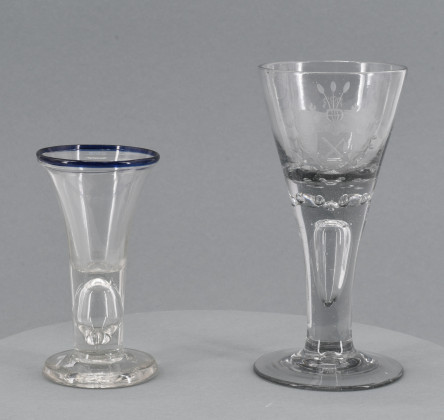 'Wachtmeister' glass and wine chalice