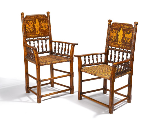 Pair of wedding chairs