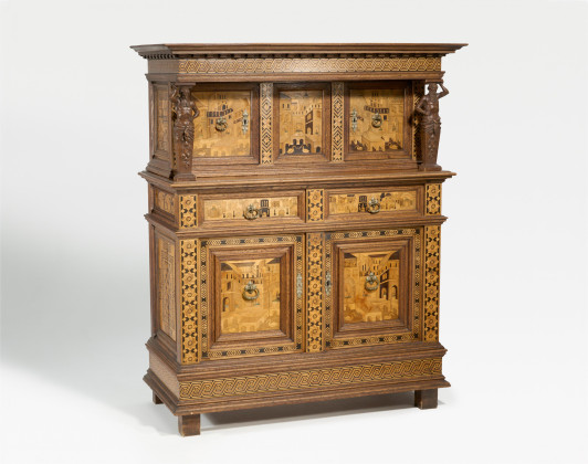 Historism architectural cabinet