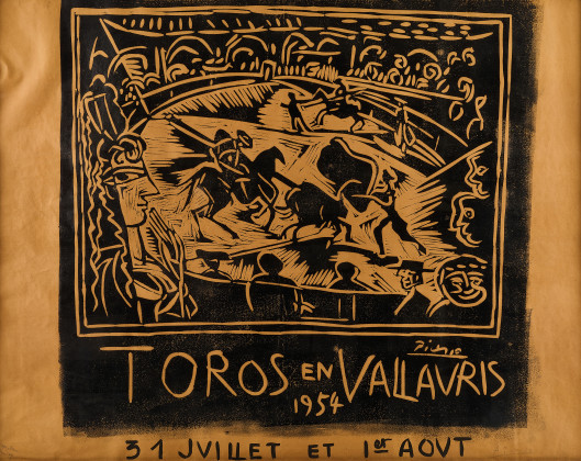 Toros en Vallauris 1954
