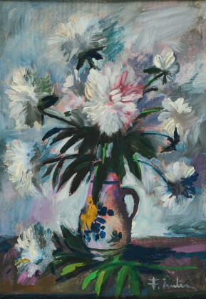 Dahlien in einer Vase