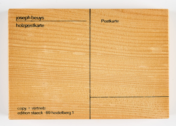 Holzpostkarte
