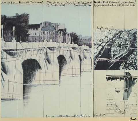 Le Pont Neuf Empaqueté, Paris, 1975-85