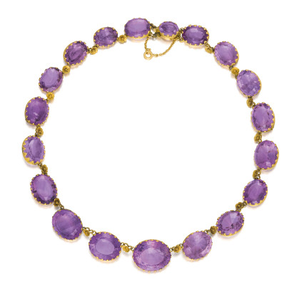 Historisches Amethyst-Collier