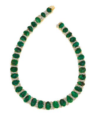 Emerald-Diamond-Necklace