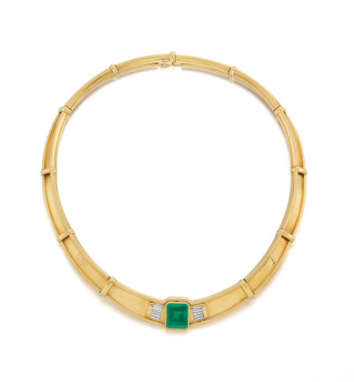 Emerald-Diamond-Necklace