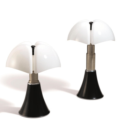 COUPLE METAL TABLE LAMPS 'PIPISTRELLO'